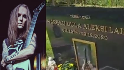Watch Video Of ALEXI LAIHO's Newly Installed Gravestone