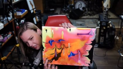 HALESTORM's LZZY HALE On Her Paintings: 'I Leave A Lot Of Things Up To Chance'