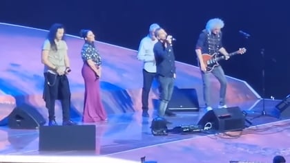 Watch: BRIAN MAY, SERJ TANKIAN And JEFF SCOTT SOTO Perform QUEEN's 'The Show Must Go On' At STARMUS Festival