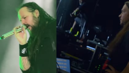 KORN Assistant Says Running JONATHAN DAVIS's Onstage Teleprompter Is One Of His Most Important Duties