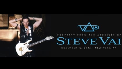 STEVE VAI: 'Property From The Archives Of Steve Vai' Auction Coming In November