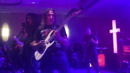 Watch: Ex-MEGADETH Members ELLEFSON, YOUNG And POLAND Perform At 'Days Of The Dead' Convention In Chicago