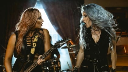 NITA STRAUSS + ALISSA WHITE-GLUZ: Behind-The-Scenes Footage From Making Of 'The Wolf You Feed' Video