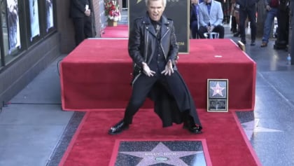 Watch: BILLY IDOL Honored With Star On Hollywood Walk Of Fame