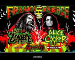 ROB ZOMBIE And ALICE COOPER Announce 2023 'Freaks On Parade' Tour With MINISTRY And FILTER