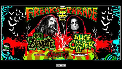 ROB ZOMBIE And ALICE COOPER Announce 2023 'Freaks On Parade' Tour With MINISTRY And FILTER