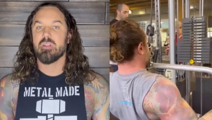 AS I LAY DYING's TIM LAMBESIS Goes Over His 'Back Routine' In New Online Fitness Coaching Video