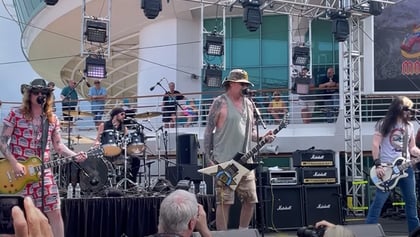 Watch: Ex-W.A.S.P. Guitarist CHRIS HOLMES Performs Band's Classic Songs On MONSTERS OF ROCK Cruise