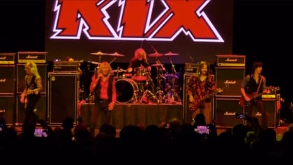 Watch: Drummer JIMMY CHALFANT Performs With KIX For First Time Since Stage Collapse