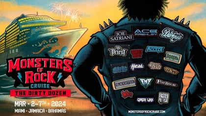 KK'S PRIEST, ACE FREHLEY, JOE SATRIANI, ACCEPT, THE DARKNESS Among First Confirmed Bands For MONSTERS OF ROCK 2024 Cruise