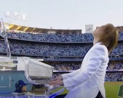 Watch: YOSHIKI Performs U.S. National Anthem At Dodger Stadium In Los Angeles